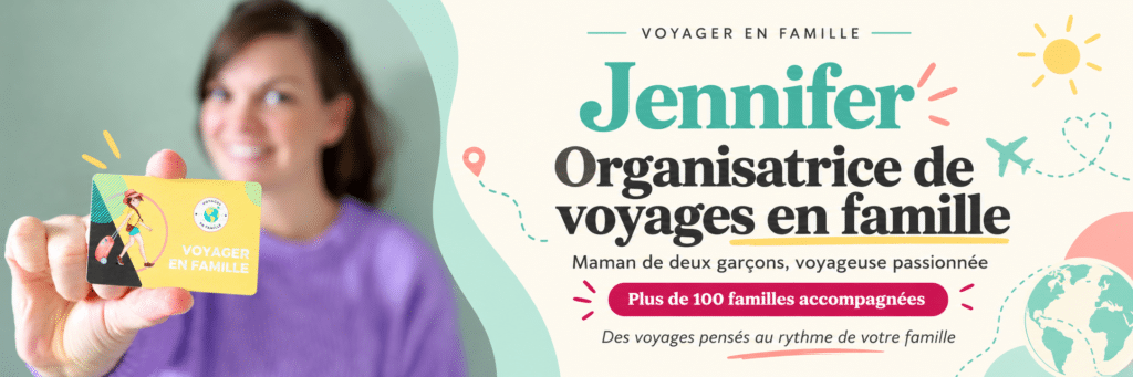 Organisatrice de voyage en famille
